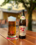 Flasche und Glas