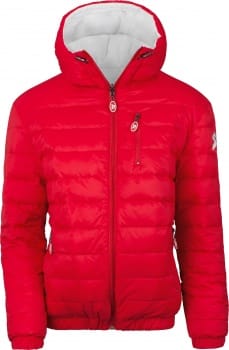 Daunenjacke rot