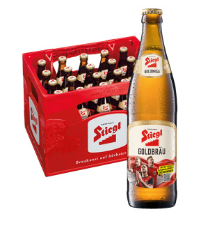 Gebinde mit Flasche