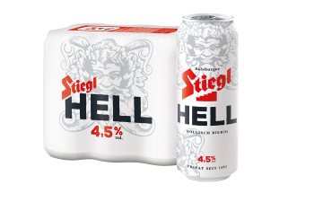 Stiegl-Hell Dose 6er Wrap 6 x 0,50l