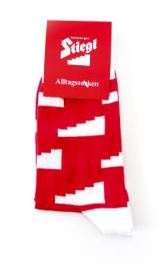 Stiegl-Socken rot Größe 37-41