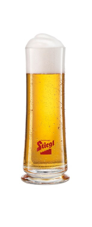 Stiegl-Becher, Glas