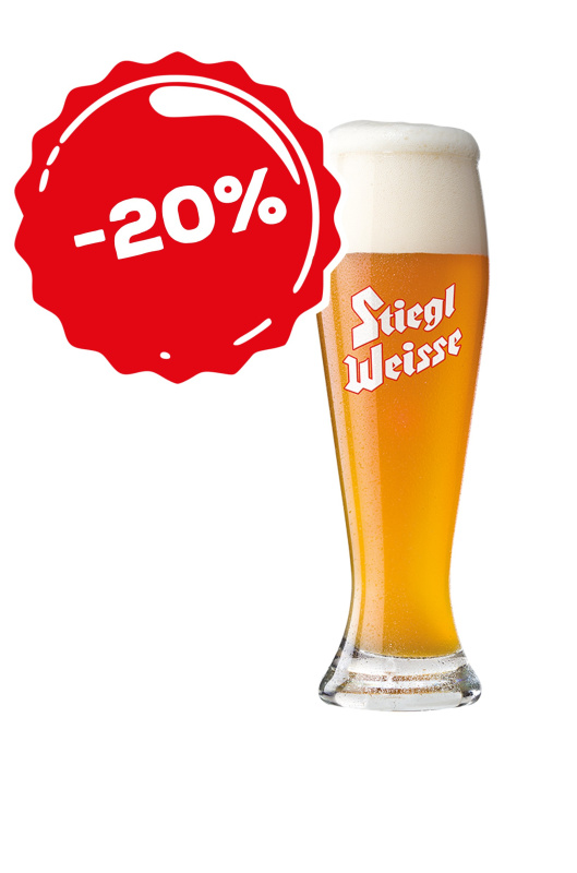 Stiegl-Weisse, Glas